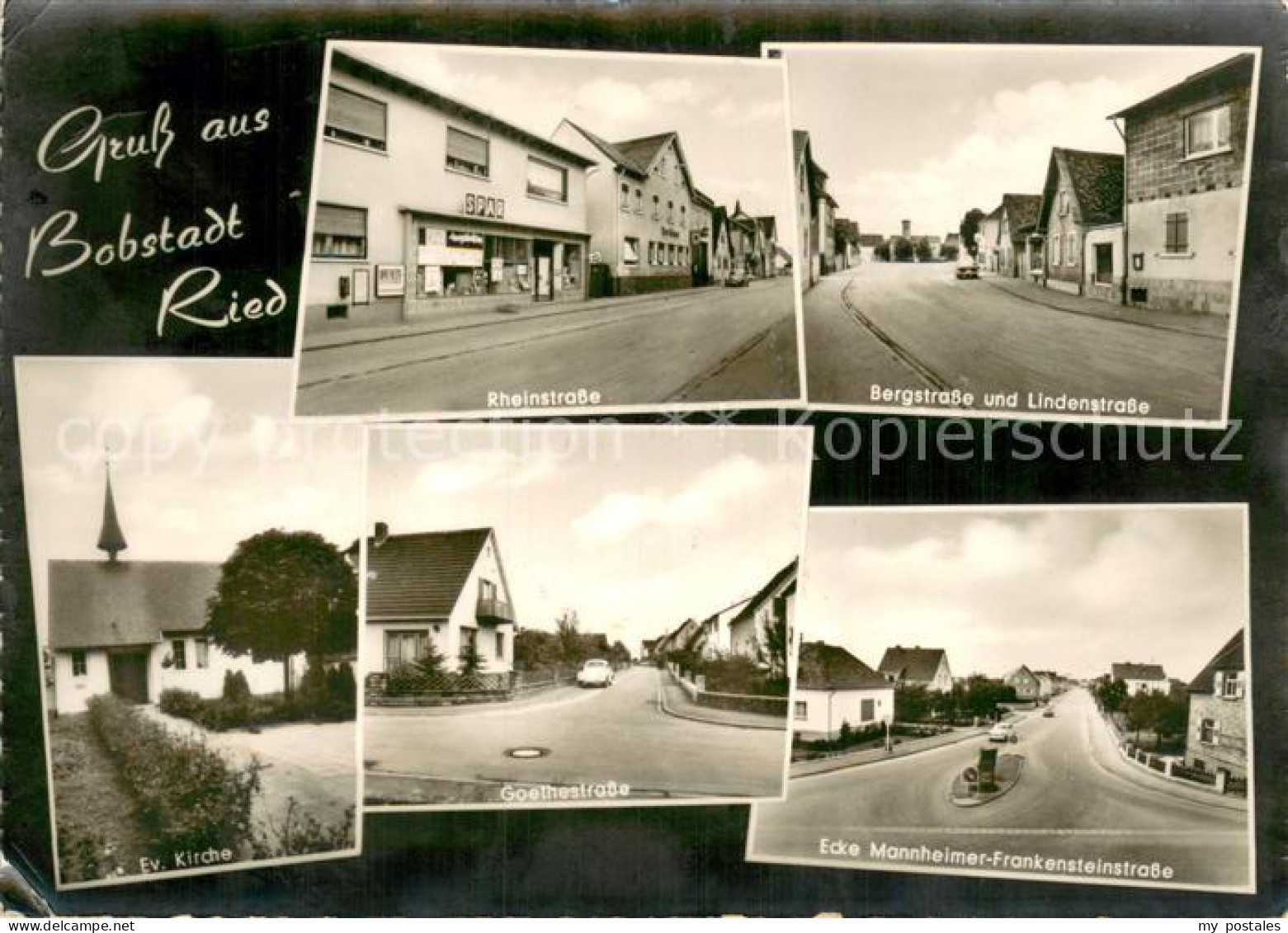 73783273 Bobstadt Buerstadt Rheinstrasse - Bergstrasse- Ev. Kirche  Bobstadt Bue - Bürstadt