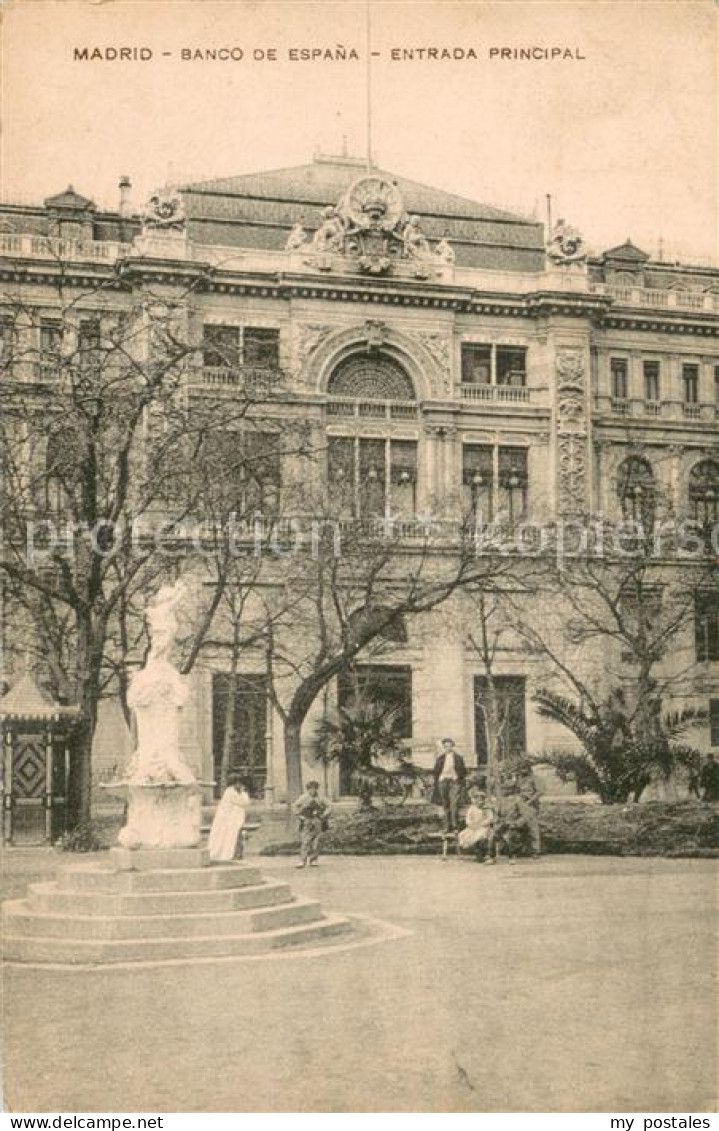 73783221 Madrid Spain BAnco De Espana - Entrada Principal Madrid Spain - Autres & Non Classés