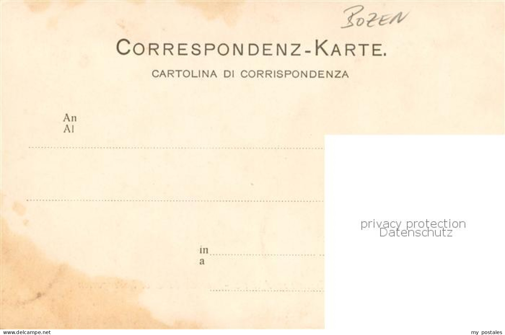 73783149 Bozen Suedtirol Blick V. D. Erzherzog Heinrich-Promenda A. D. Rosengart - Other & Unclassified