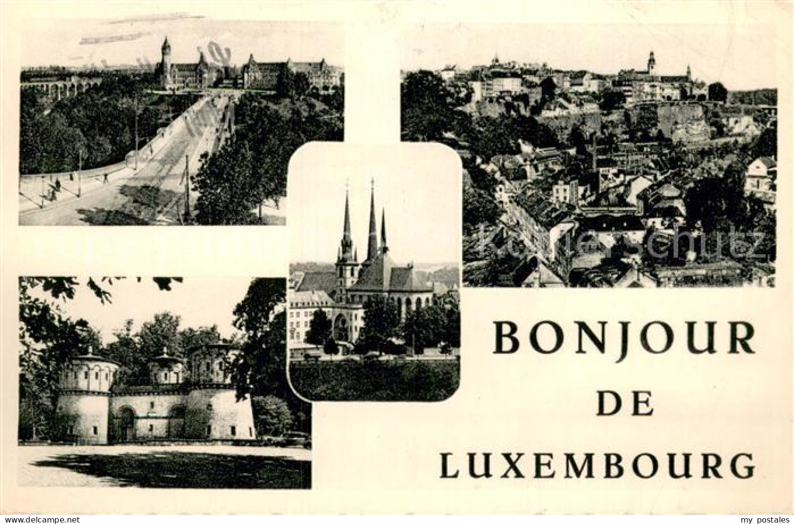 73783118 Luxembourg__Luxemburg Stadtansichten Kirche Bruecke - Altri & Non Classificati