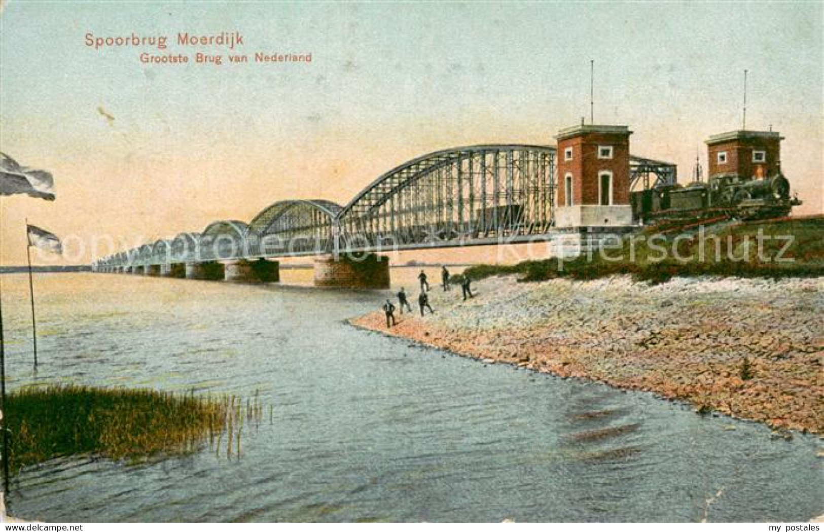 73783104 Moerdijk NL Grootste Brug Van Nederland Eisenbahn  - Sonstige & Ohne Zuordnung