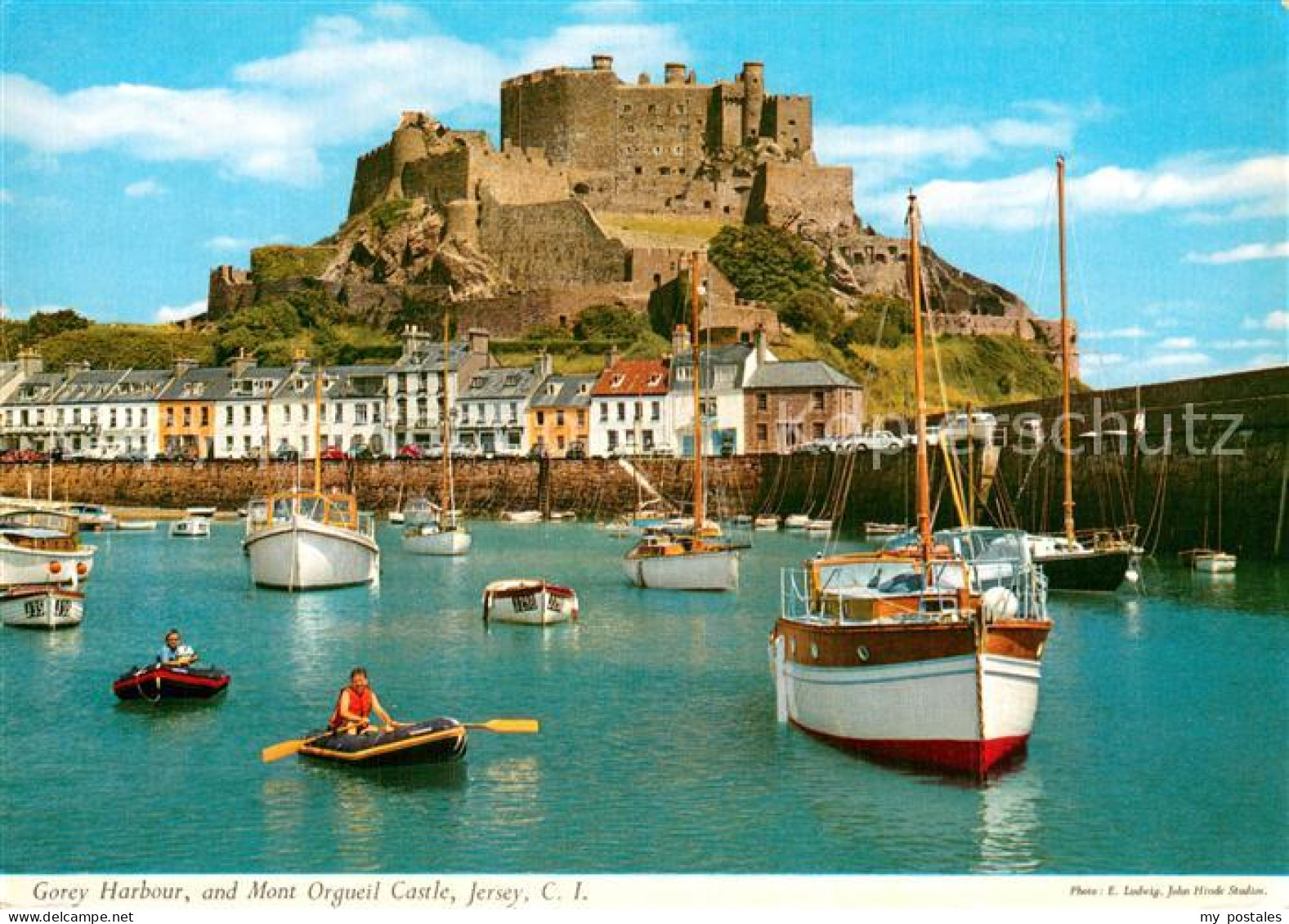 73783046 Gorey Jersey Harbour And Mont Orgueil Castle Gorey Jersey - Sonstige & Ohne Zuordnung