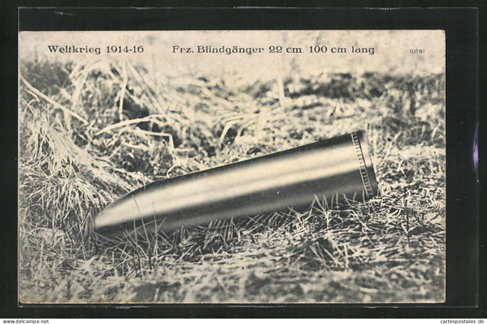 AK Französicher Blindgänger, Weltkrieg 1914-16, Munition  - Guerre 1914-18