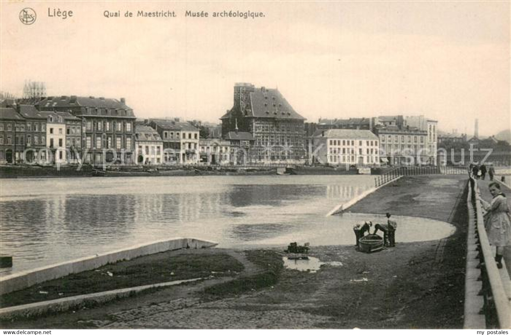 73782943 Liege Luettich Quai De Maestricht - Musee Archeologique Liege Luettich - Andere & Zonder Classificatie