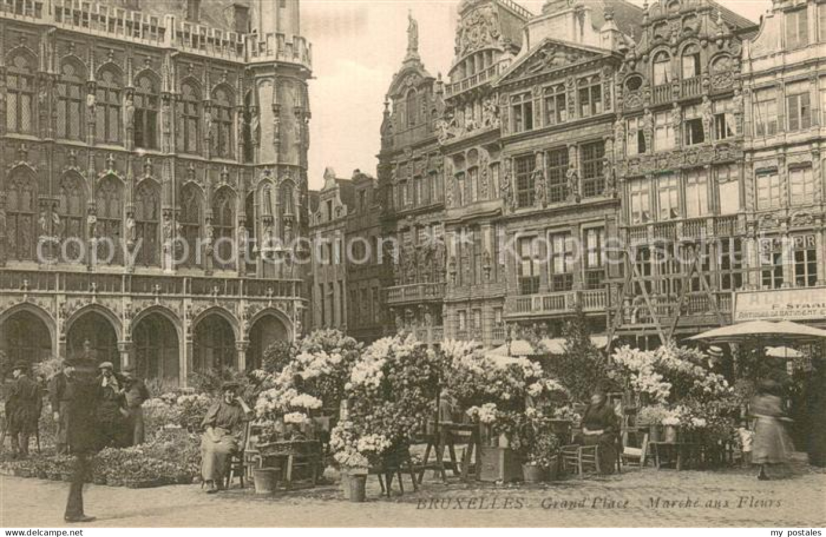 73782939 Bruxelles Bruessel Grand Place - Marche Aus Fleurs Bruxelles Bruessel - Sonstige & Ohne Zuordnung