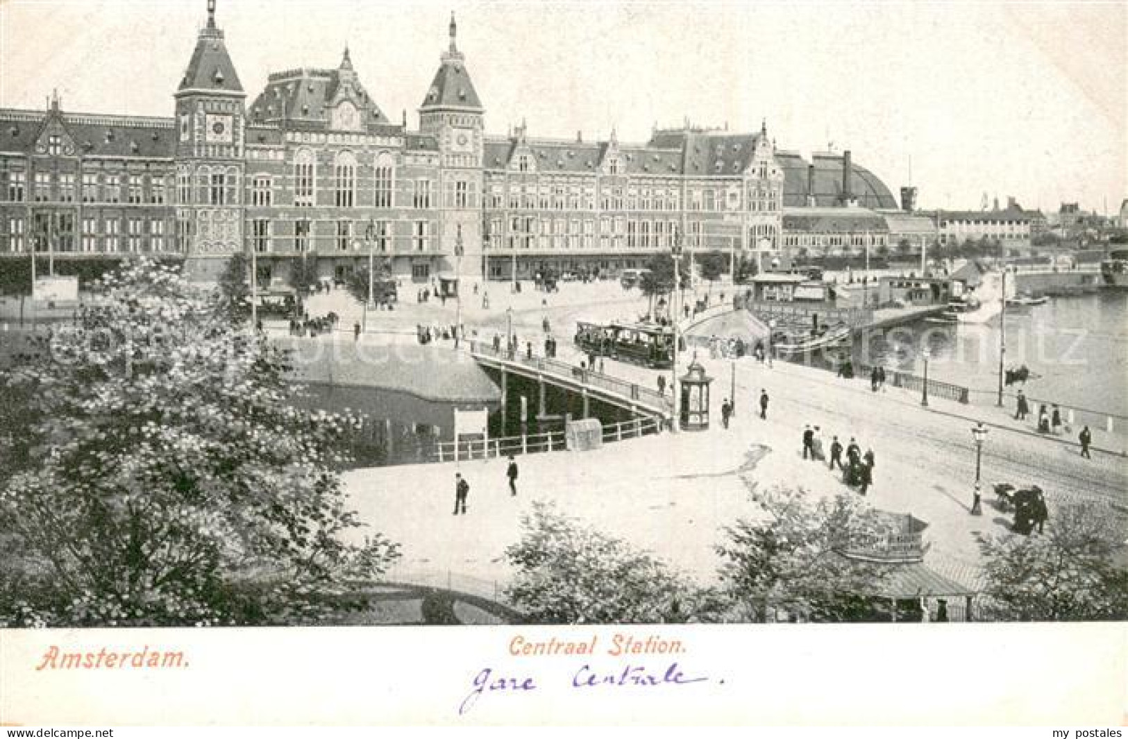 73782867 Amsterdam  NL Centraal Station M. Strassenbahn  - Autres & Non Classés