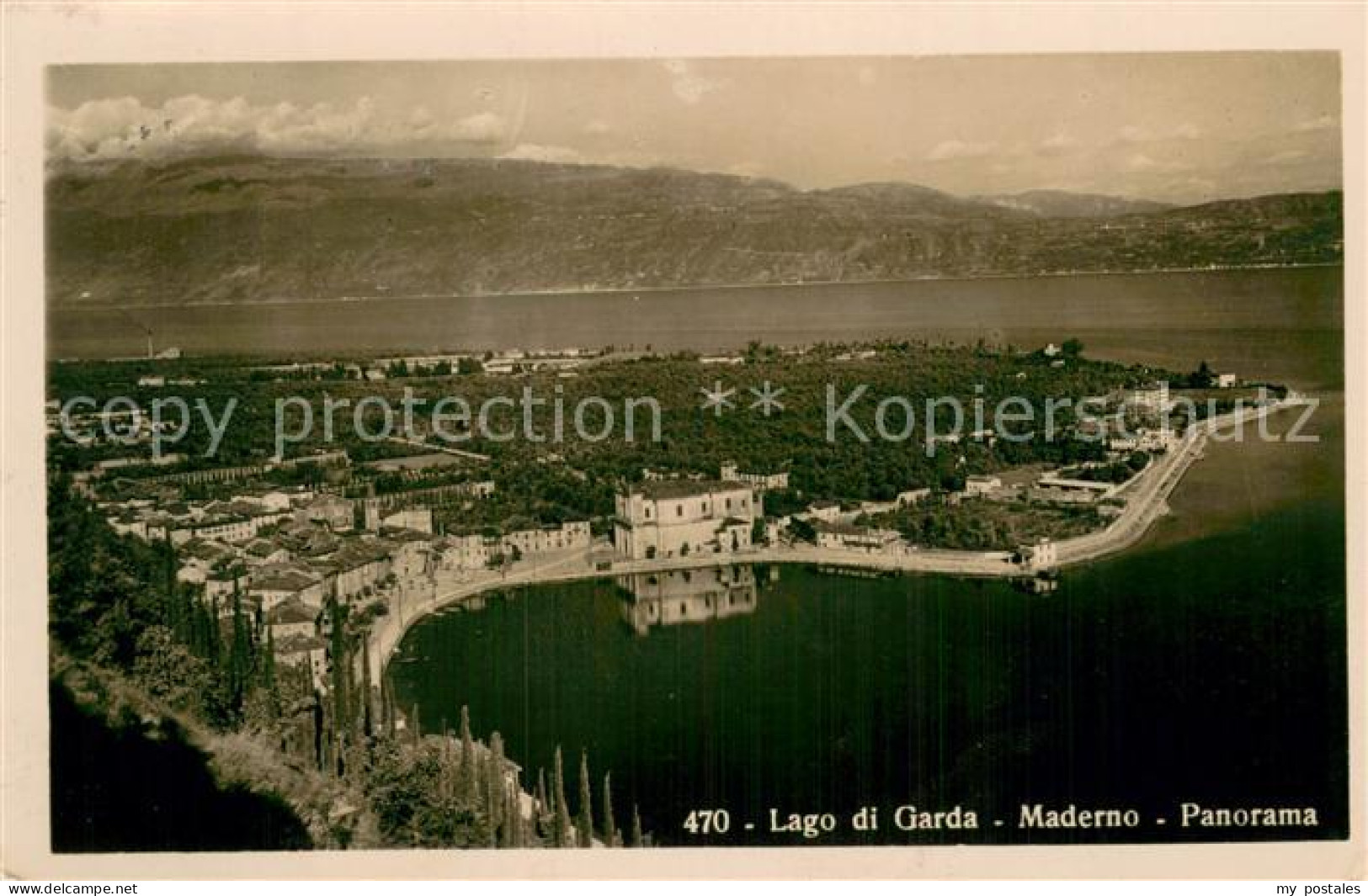 73782822 Maderno Lago Di Garda IT Fliegeraufnahme Panorama  - Altri & Non Classificati