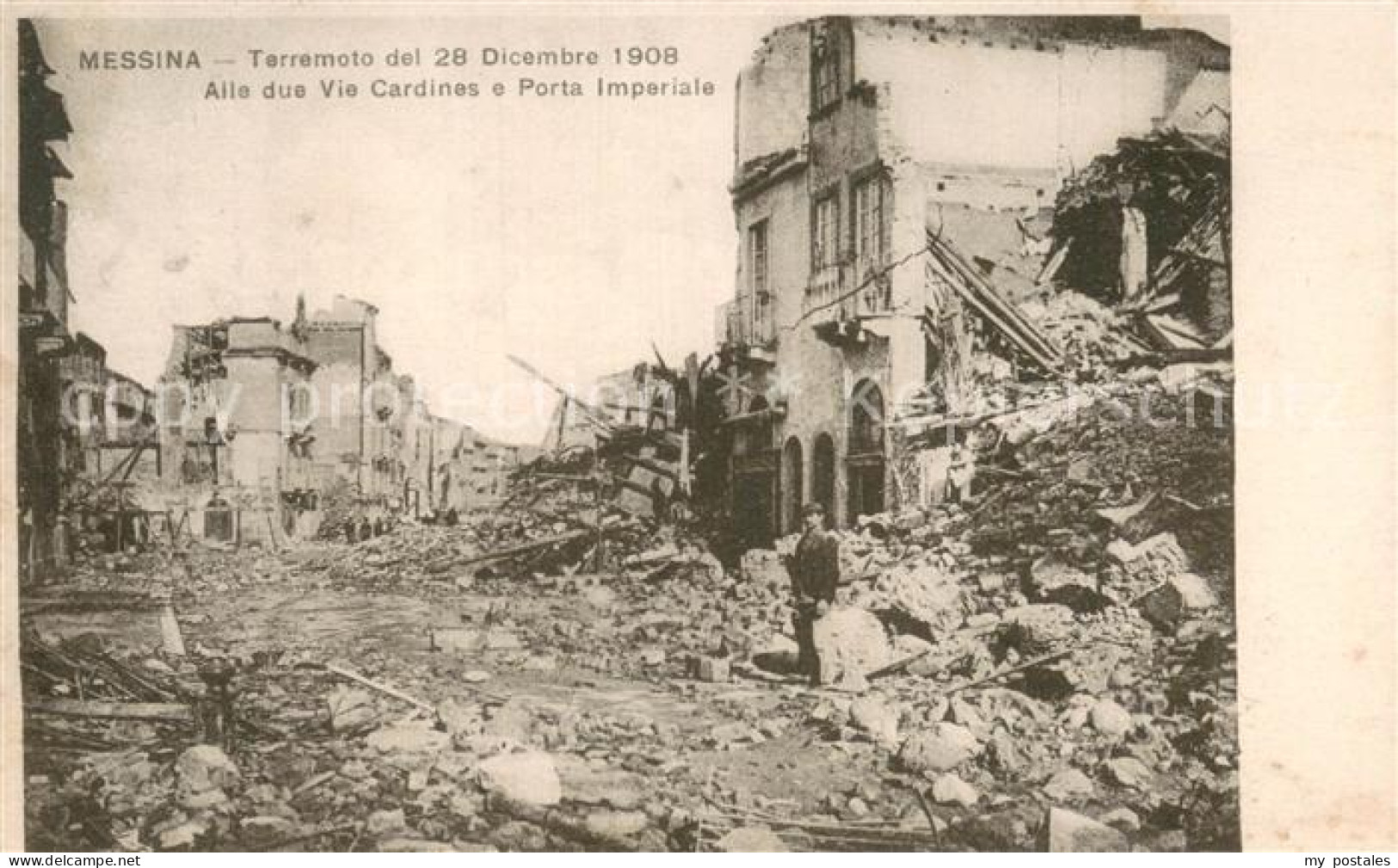 73782819 Messina Sicilia Terremoto Del 28 Dicembre 1908 Messina Sicilia - Andere & Zonder Classificatie