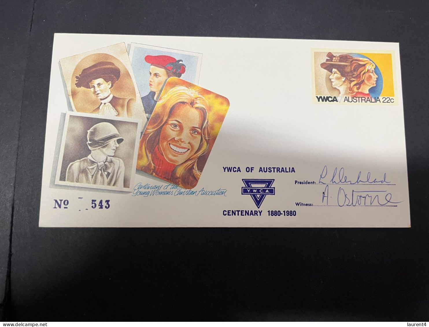 28-4-2024 (3 Z 19) Australia FDC - 1980 - YMCA Of Australia (Numbrr 543) Signed Cover - Ersttagsbelege (FDC)