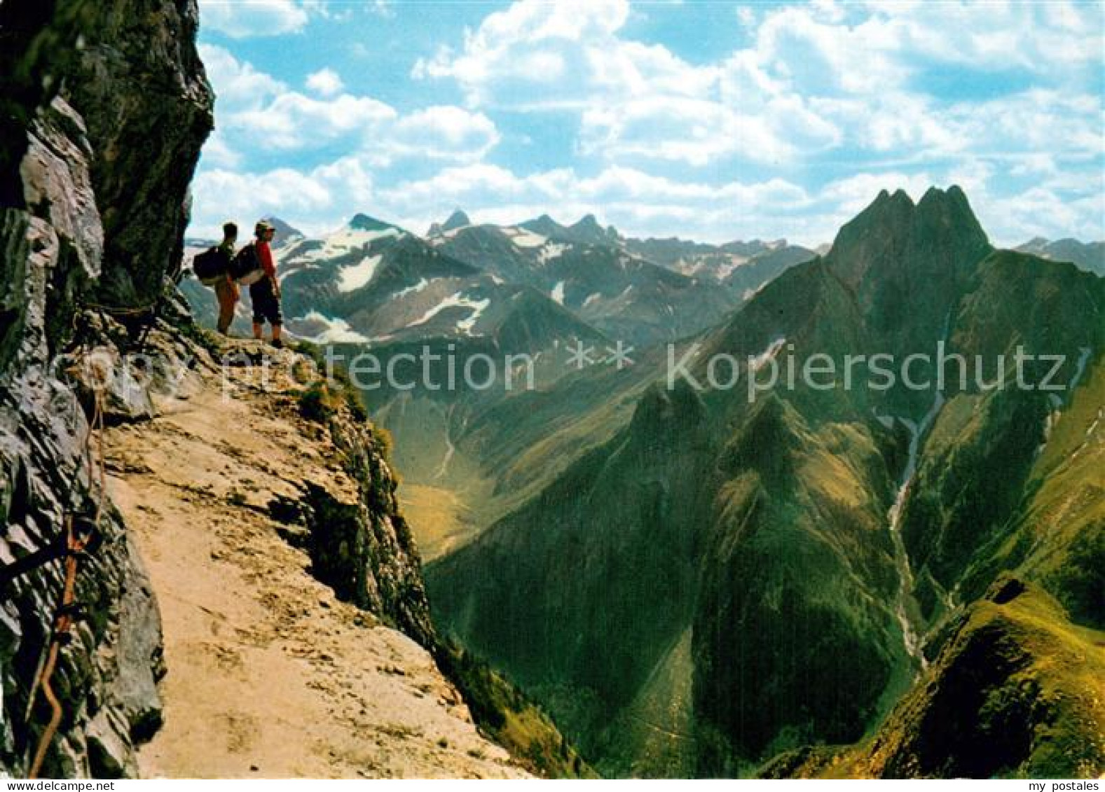 73782798 Nebelhorn Am Weg Vom Nebelhorn Zum Laufbacher Eck Mit Blick Auf Hoefats - Oberstdorf