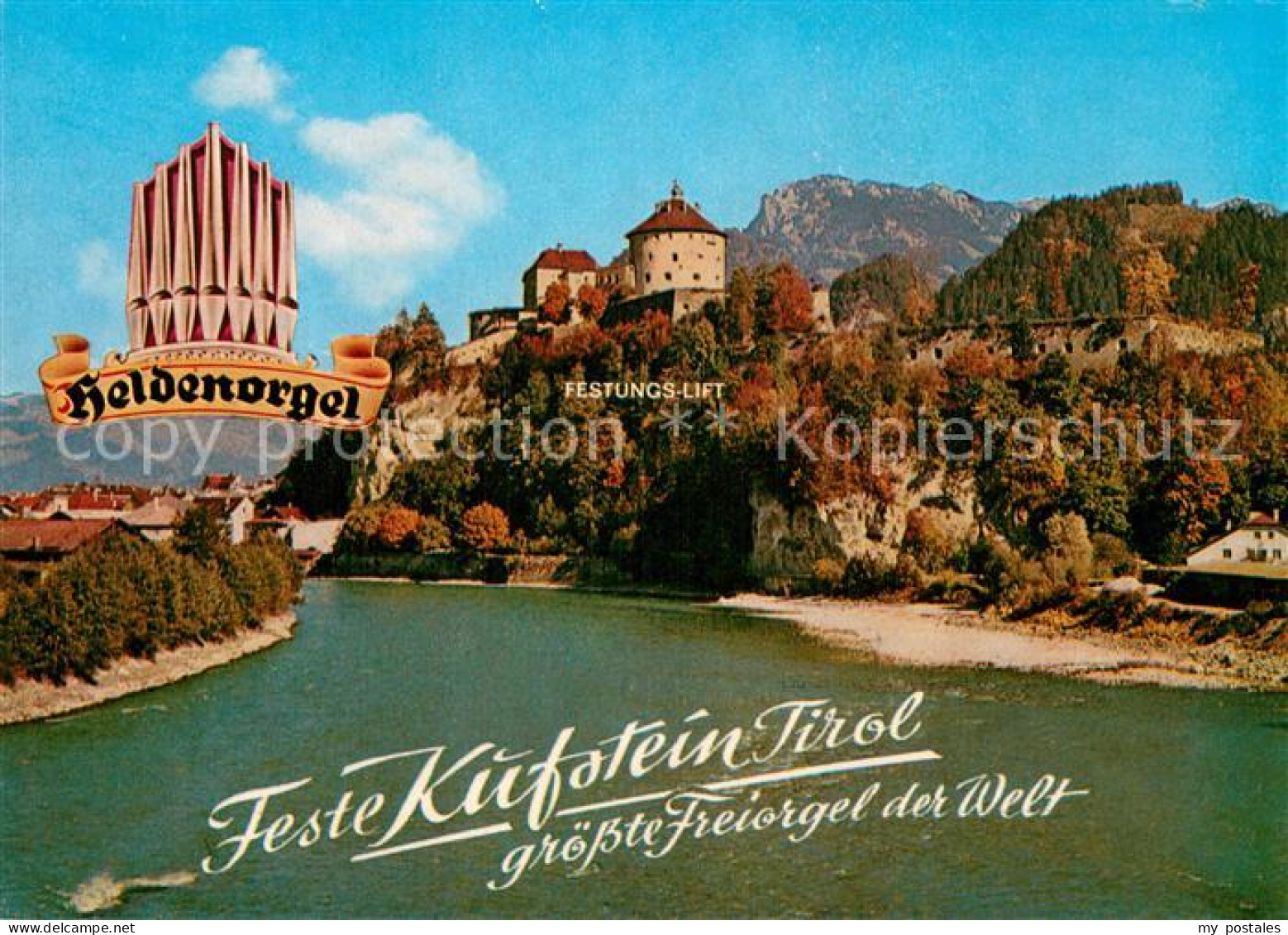 73782752 Kufstein Tirol Festung Kufstein Mit Heldenorgel Kufstein Tirol - Autres & Non Classés