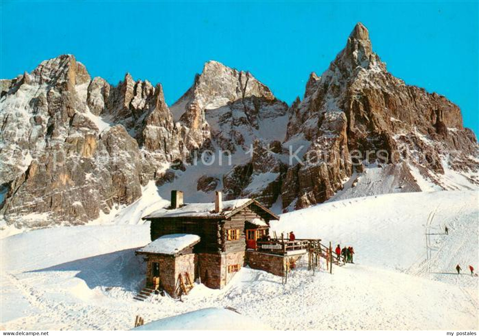 73782721 Passo Rolle Trentino Dolomiti IT Bait A Seganini Veduta Invernale Col C - Andere & Zonder Classificatie