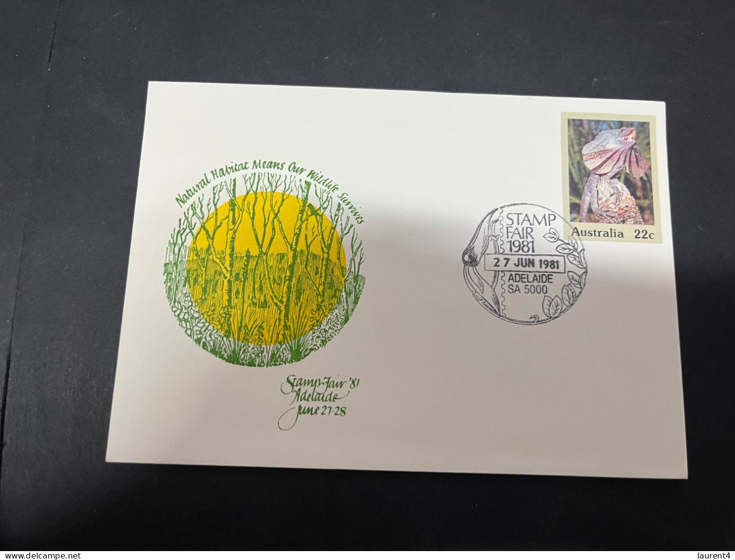 28-4-2024 (3 Z 19) Australia FDC - 1981 - Adelaide Stamps Fair (3 Cover) - Primo Giorno D'emissione (FDC)