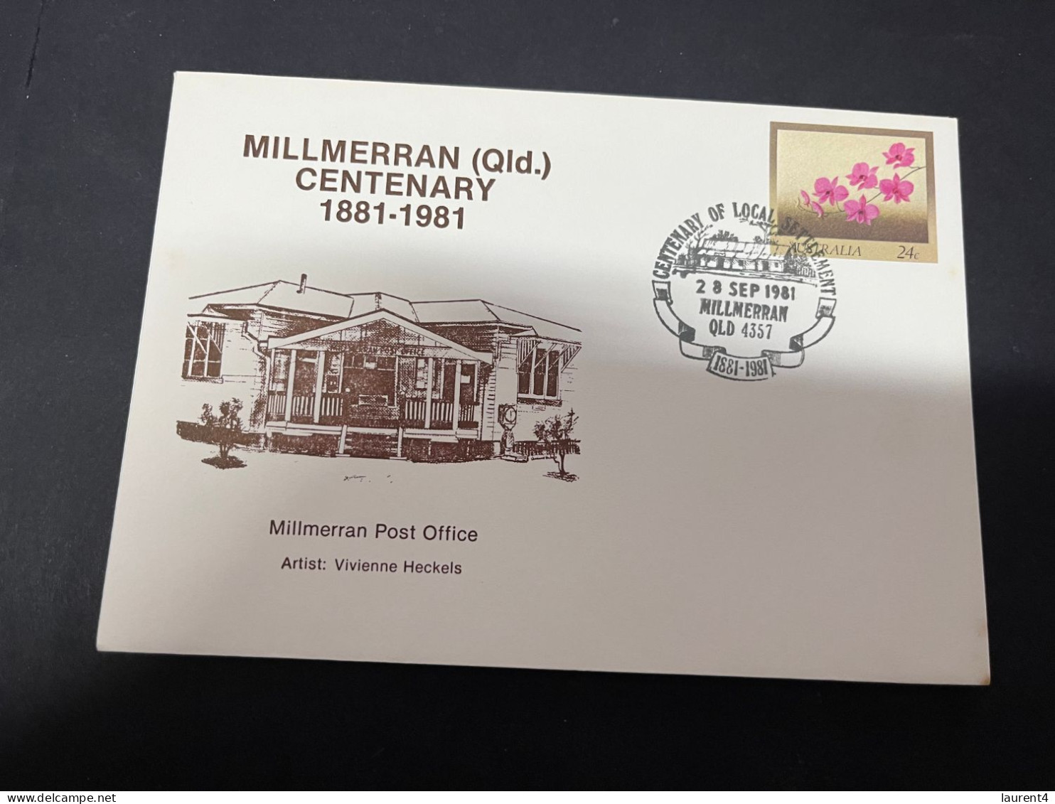 28-4-2024 (3 Z 19) Australia FDC - 1981 - Centenary Of Millmerran (QLD) 5 Covers - Sobre Primer Día (FDC)