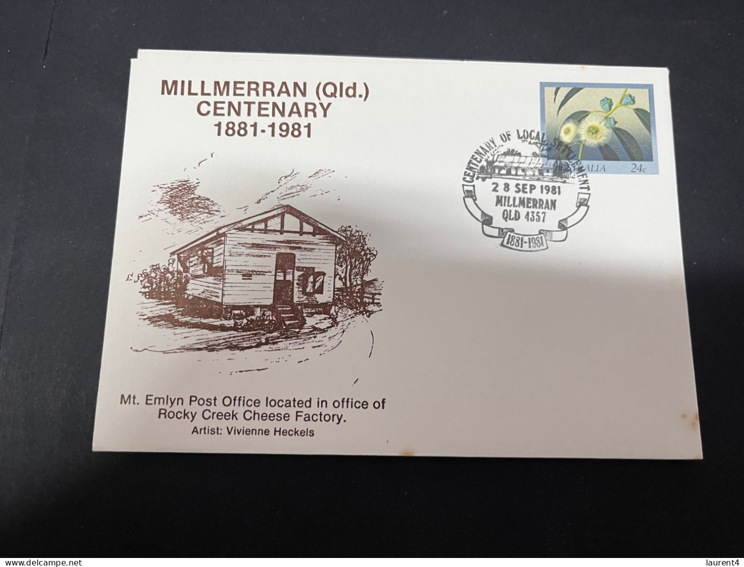 28-4-2024 (3 Z 19) Australia FDC - 1981 - Centenary Of Millmerran (QLD) 5 Covers - Primo Giorno D'emissione (FDC)