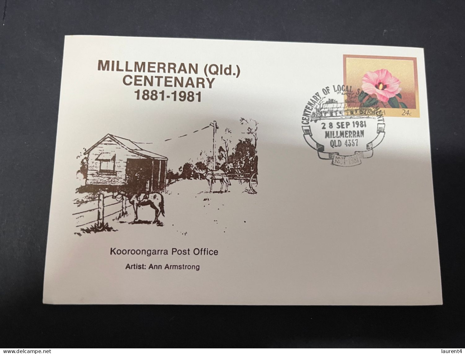 28-4-2024 (3 Z 19) Australia FDC - 1981 - Centenary of Millmerran (QLD) 5 covers