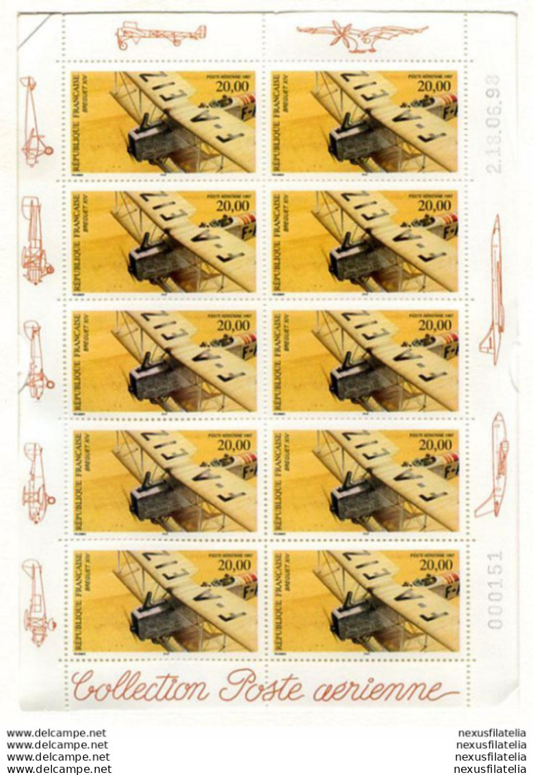 Posta Aerea 1997. Breguet XIV. Minifoglio. - Other & Unclassified