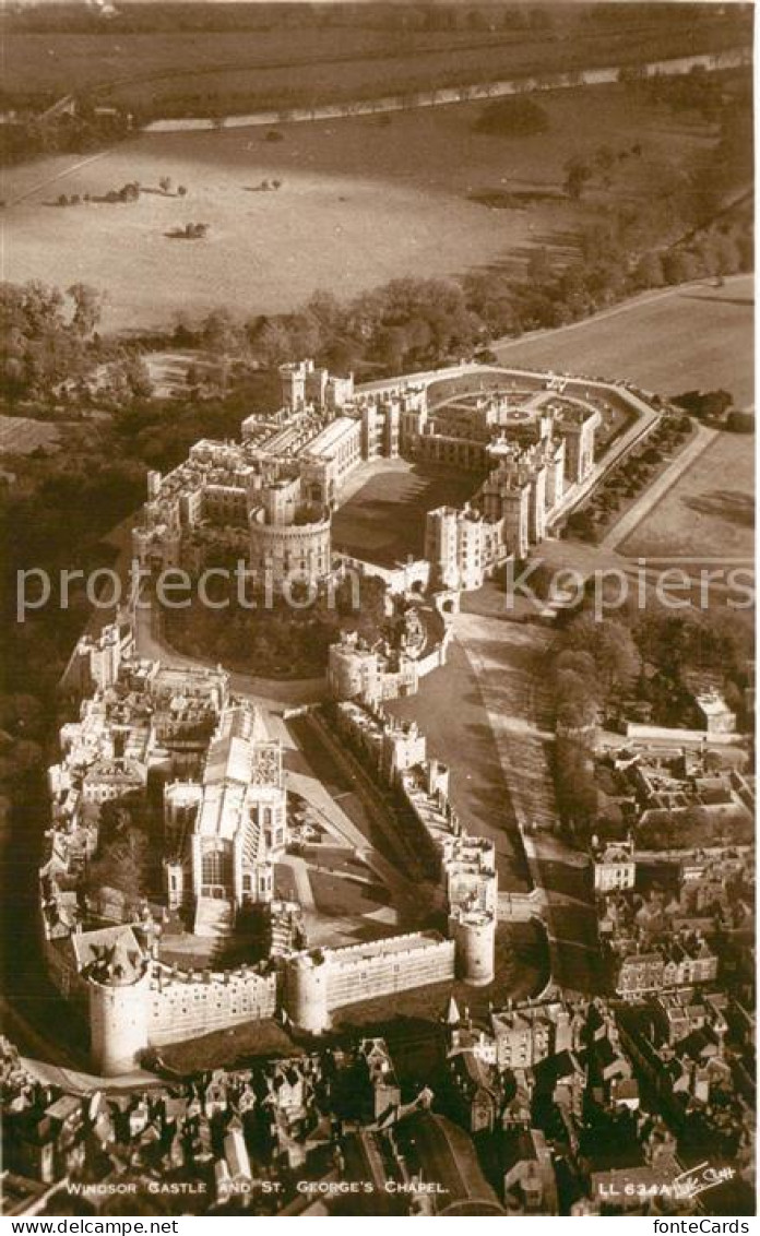 73571840 Windsor Berkshire Windsor Castle And St. Goerge's Chapel Aerial View  - Other & Unclassified