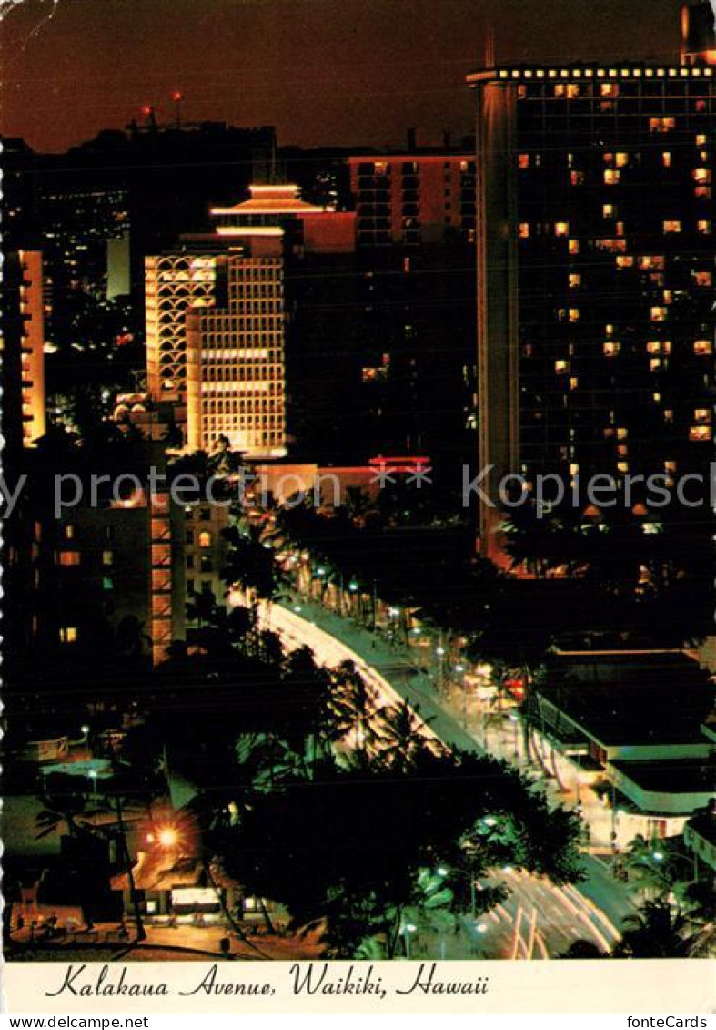 73571603 Hawaii_US-State Kalakaua Avenue Waikiki - Sonstige & Ohne Zuordnung