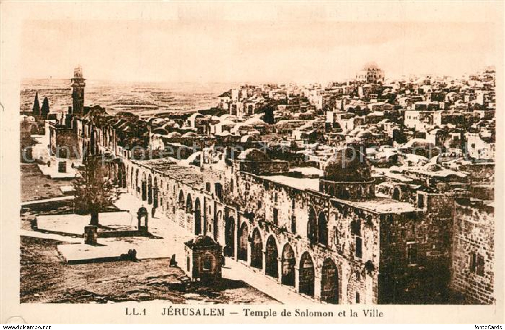 73560445 Jerusalem Yerushalayim Temple De Salomon Et La Ville Jerusalem Yerushal - Israel