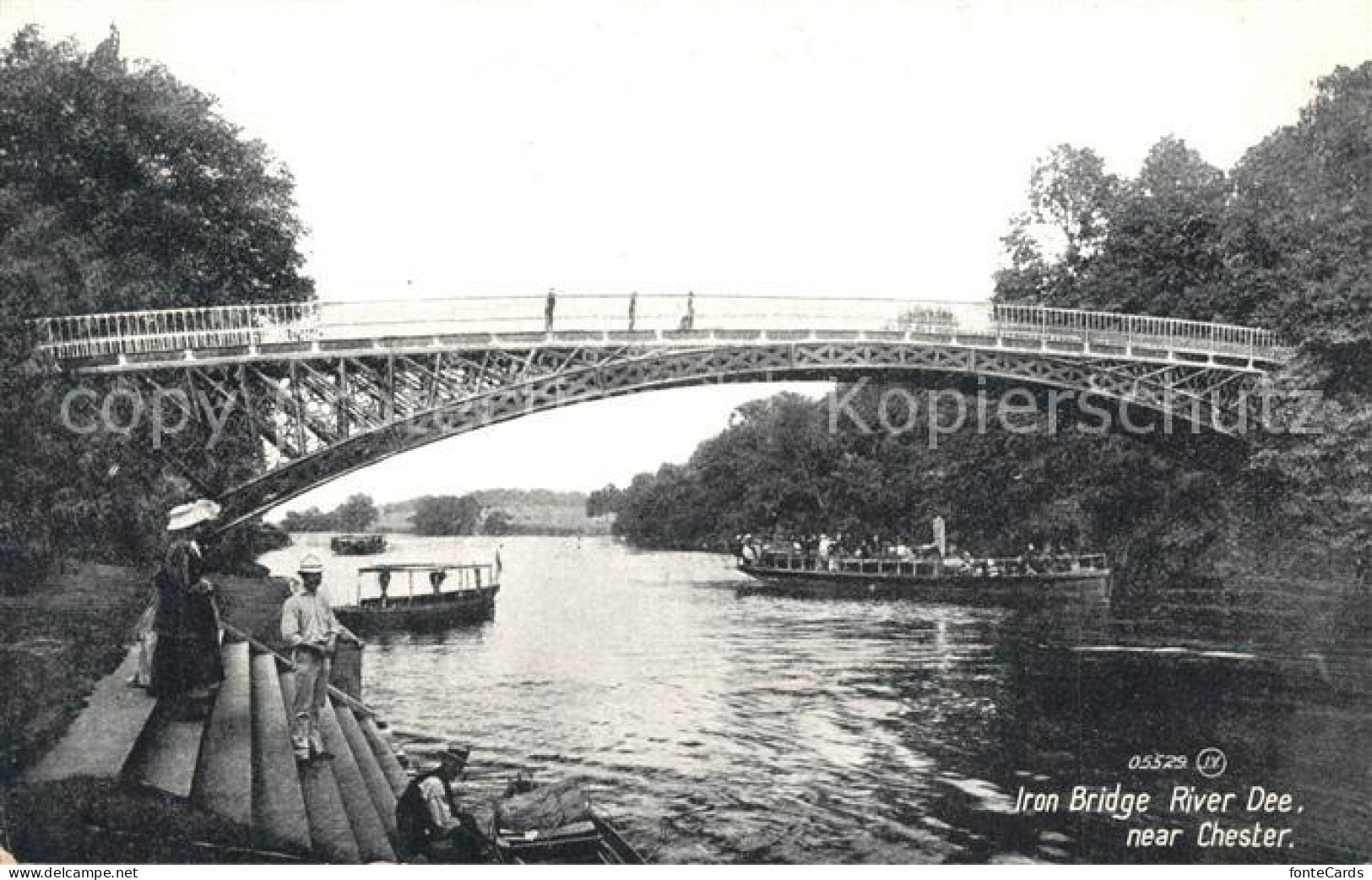 73560172 Chester Cheshire Iron Bridge River Dee  - Sonstige & Ohne Zuordnung