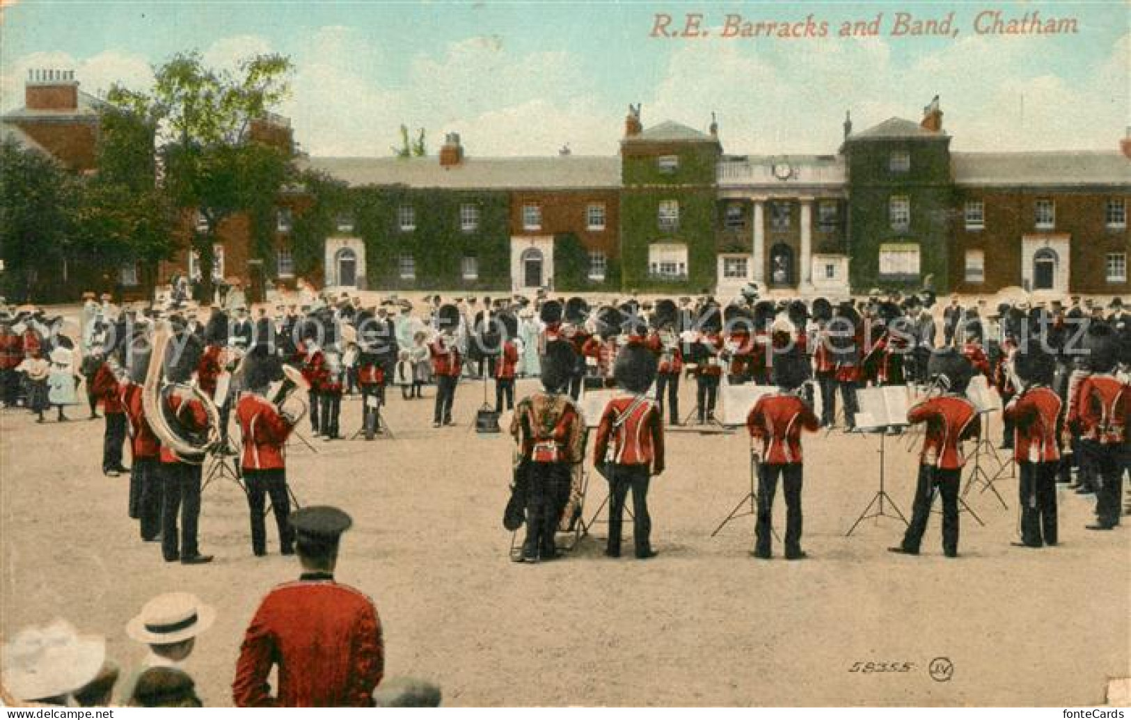 73545674 Chatham Medway Barracks And Band  - Autres & Non Classés