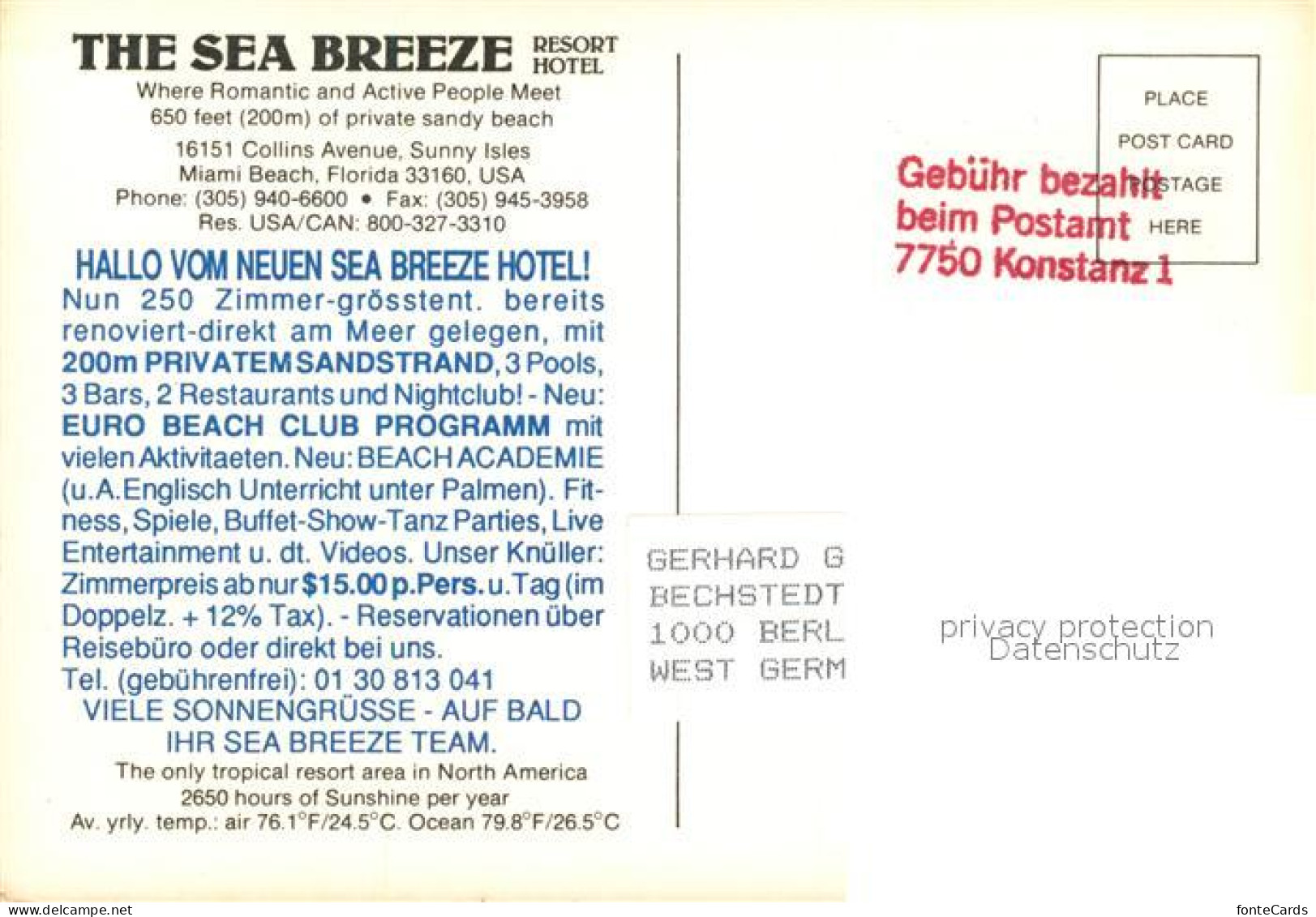 73513336 Miami_Beach The Sea Breeze Resort Hotel  - Other & Unclassified