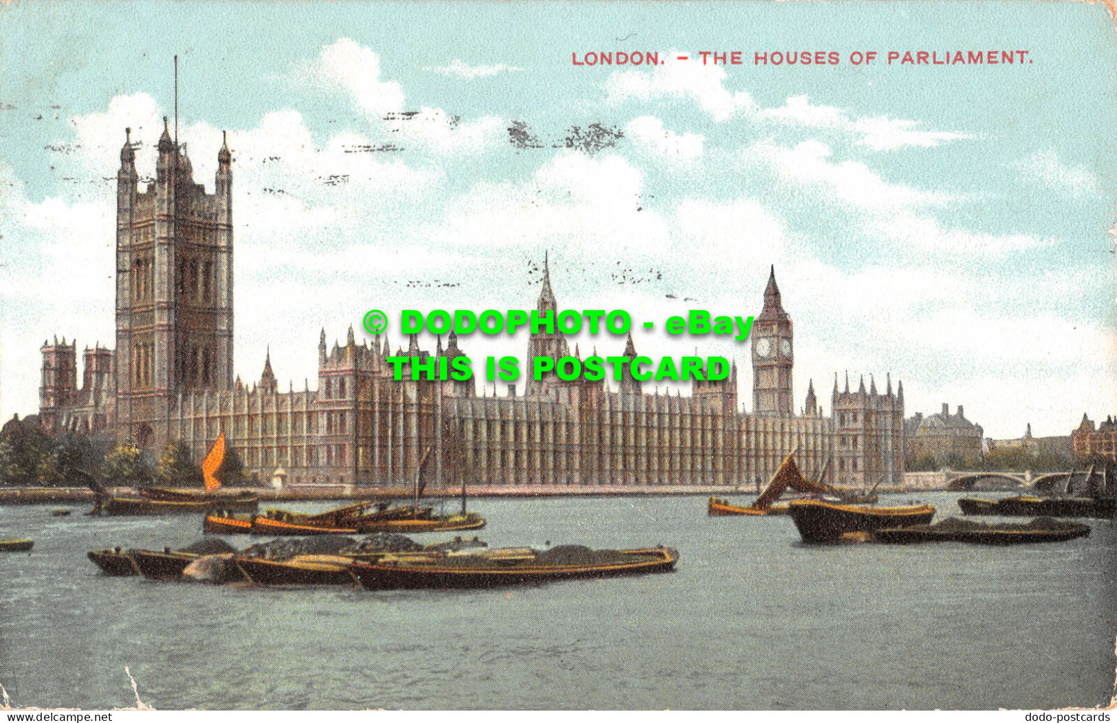 R534469 London. The Houses Of Parliament. Charles Martin. 1906 - Andere & Zonder Classificatie