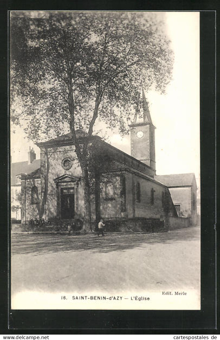 CPA Saint-Benin-d`Azy, L`Église  - Andere & Zonder Classificatie