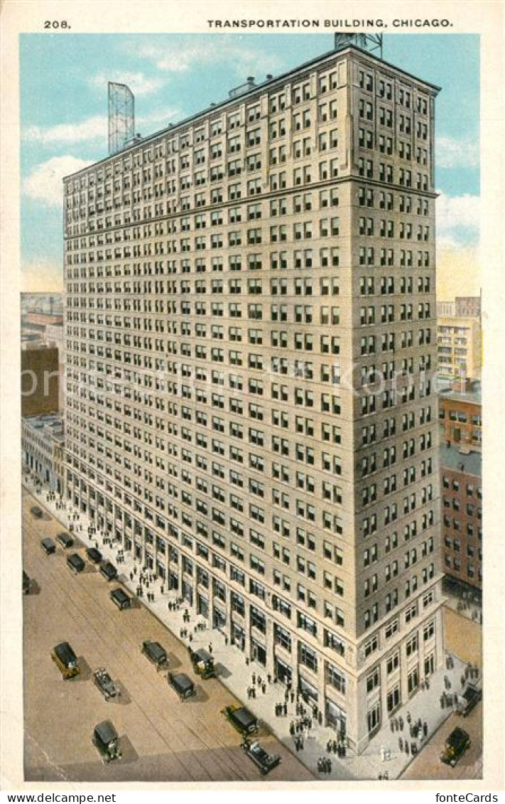 73508195 Chicago_Illinois Transportation Building - Andere & Zonder Classificatie