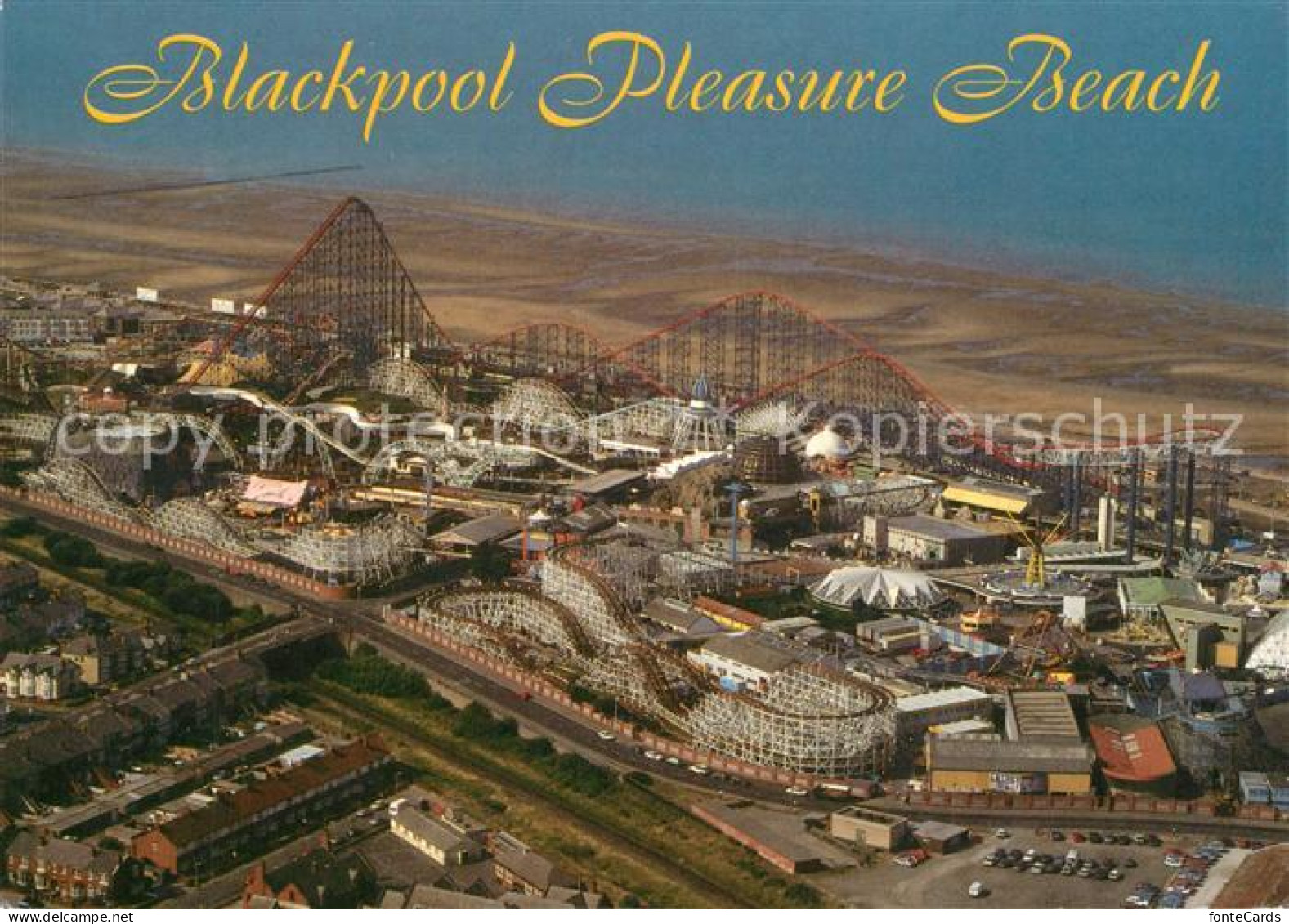 73491776 Blackpool Pleasure Beach Air View Blackpool - Autres & Non Classés