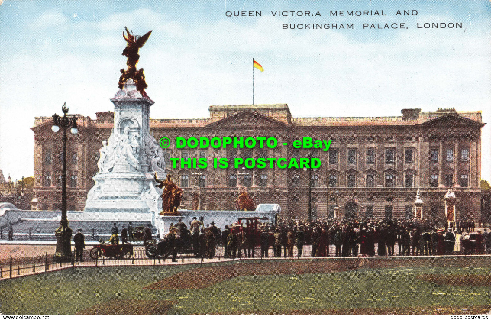 R534226 London. Queen Victoria Memorial And Buckingham Palace. Valentine. Valesq - Sonstige & Ohne Zuordnung