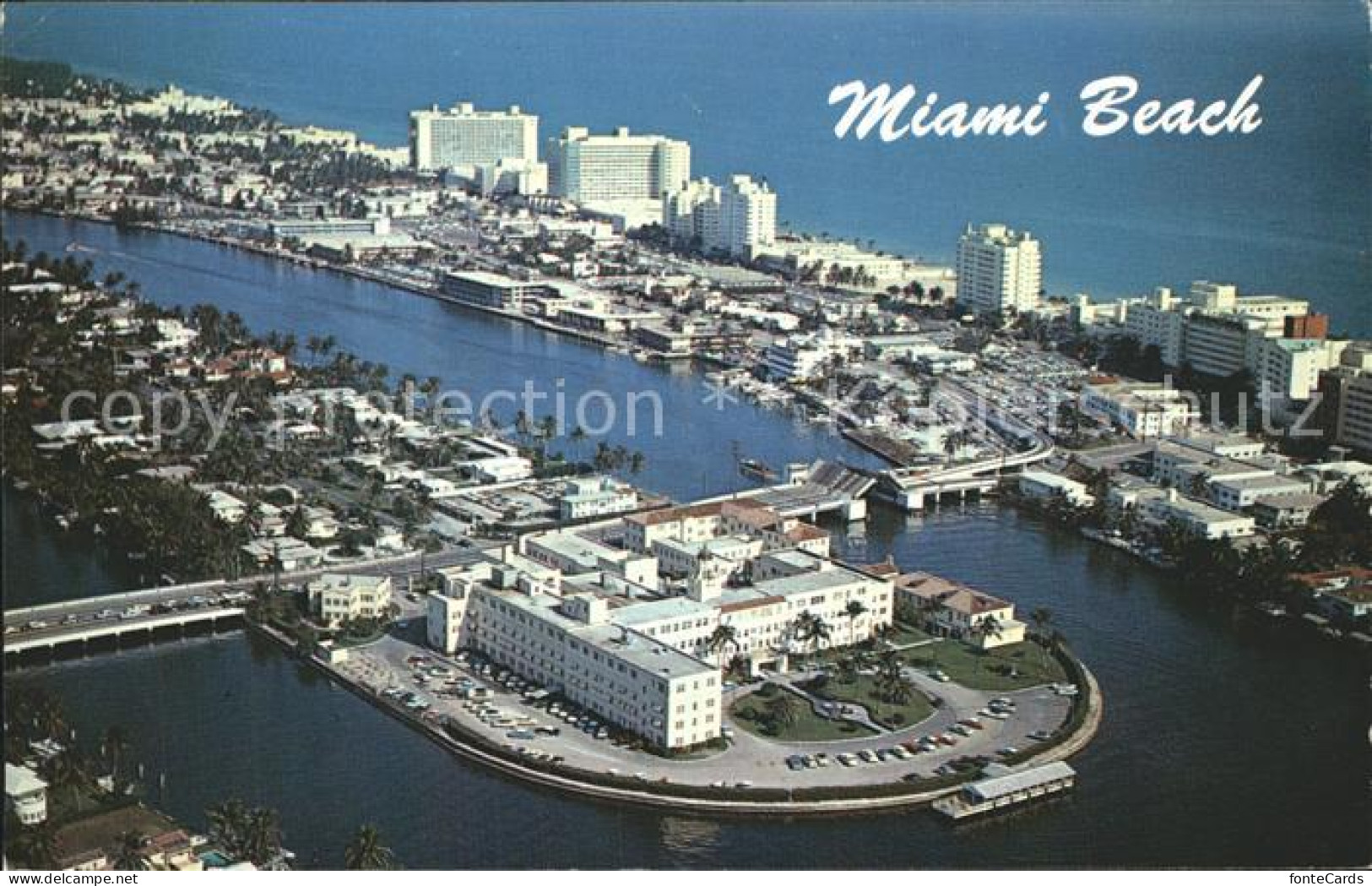 72228581 Miami_Beach Hotel Row St Francis Hospital Aerial View - Autres & Non Classés