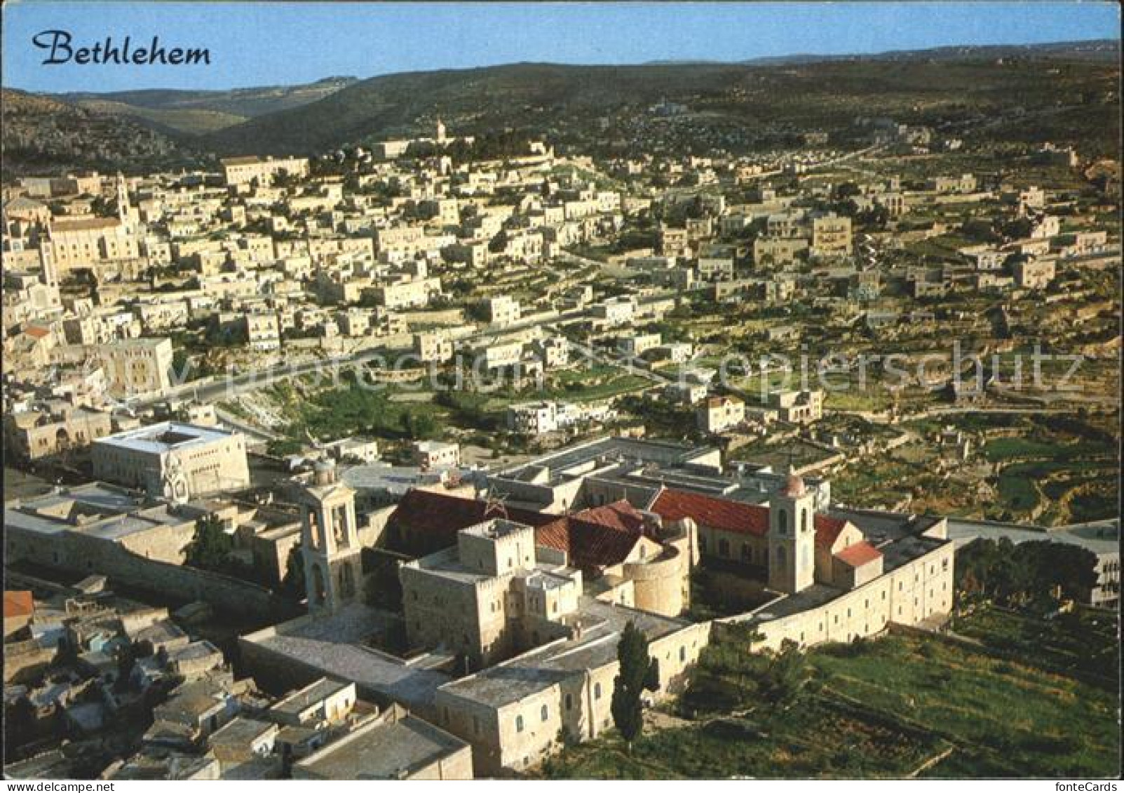 72225867 Bethlehem Yerushalayim The City Of David Aerial View  - Israel