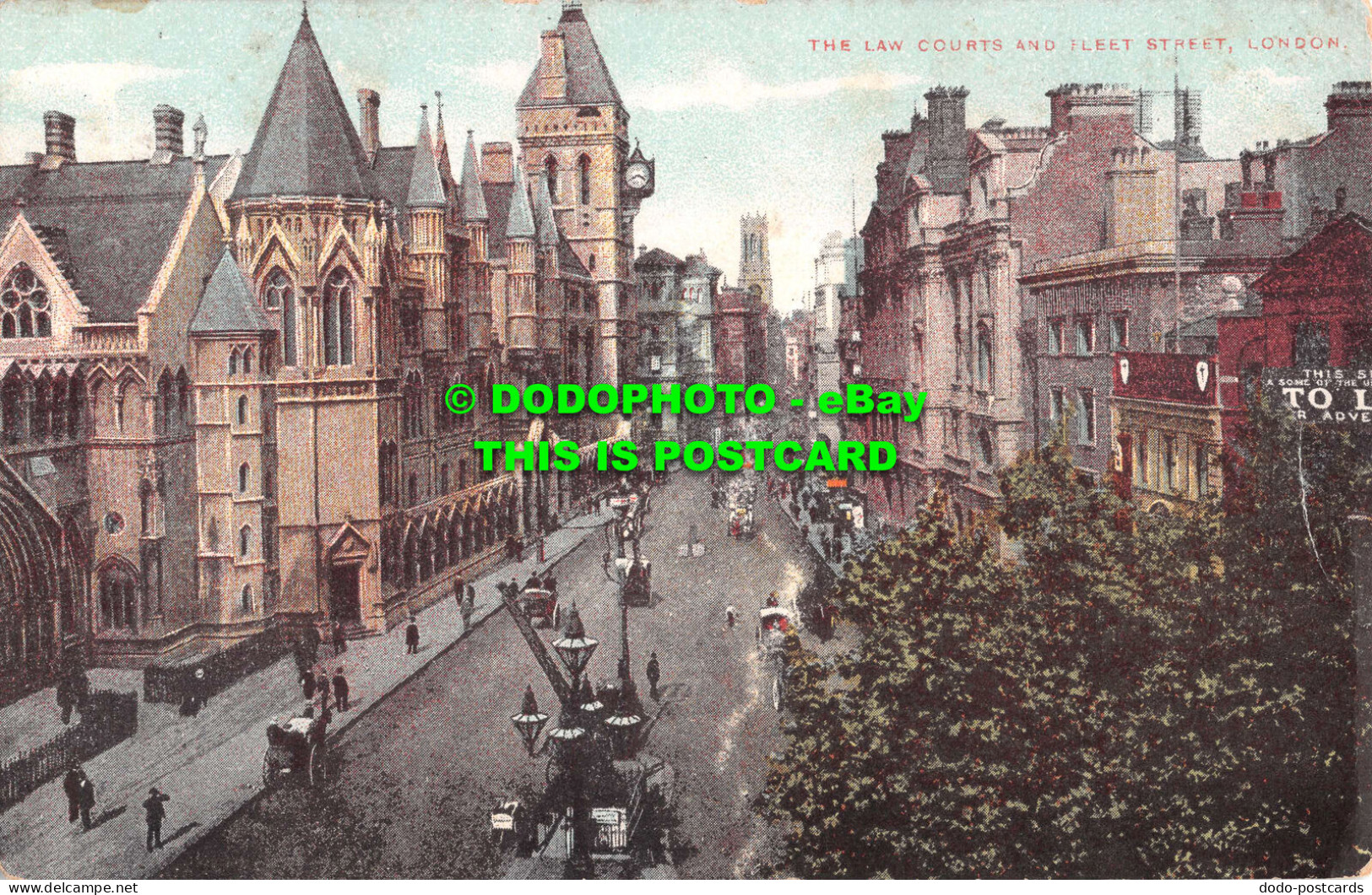 R534234 London. The Law Courts And Fleet Street. 1908 - Sonstige & Ohne Zuordnung