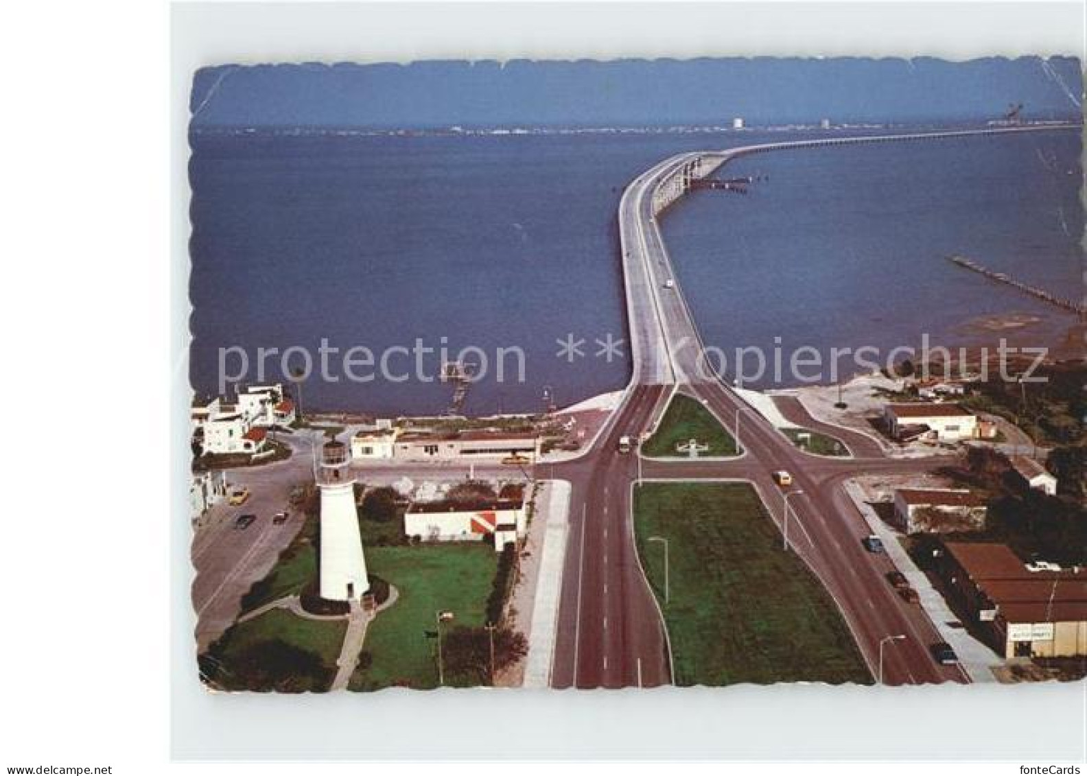 72202773 Port_Isabel Queen Isabella Causeway South Padre Island Aerial View - Sonstige & Ohne Zuordnung