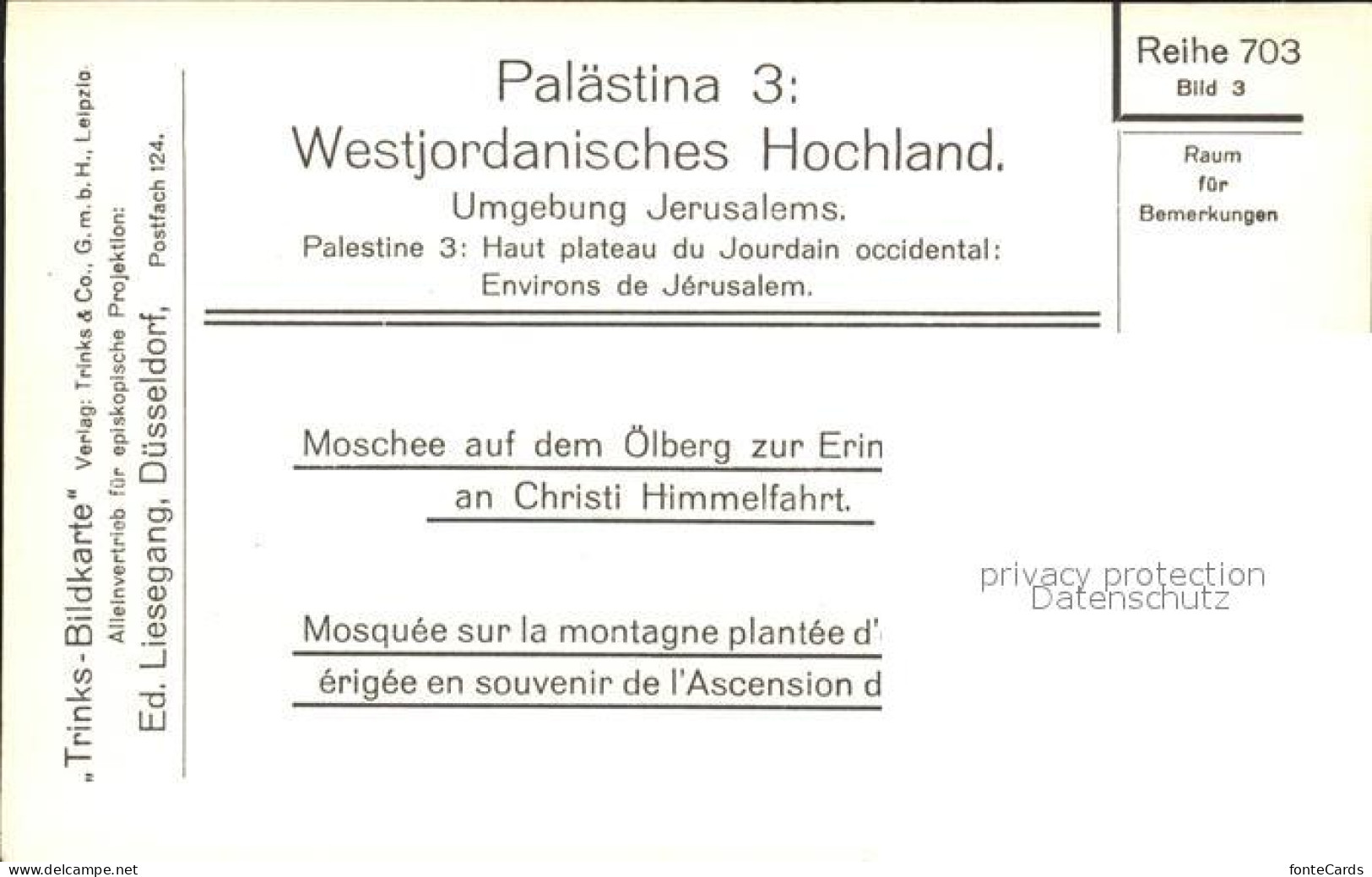 72193415 Palaestina Mosche Auf Dem Oelberg Palaestina - Israel