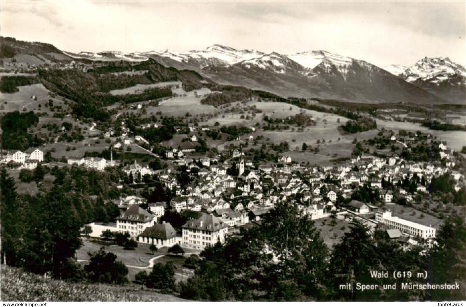 13949147 Wald__ZH Panorama Blick Gegen Speer Und Muertschenstock - Otros & Sin Clasificación