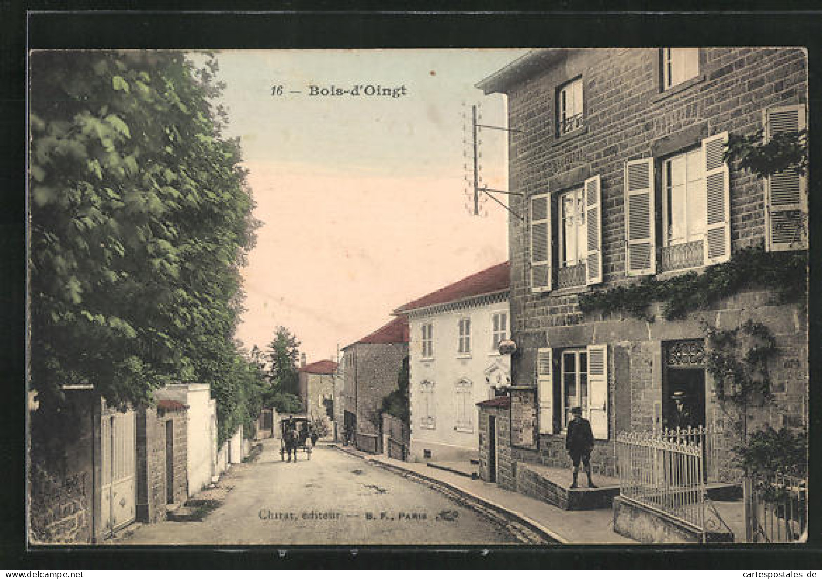 CPA Bois-d'Oingt, Une Rue  - Le Bois D'Oingt