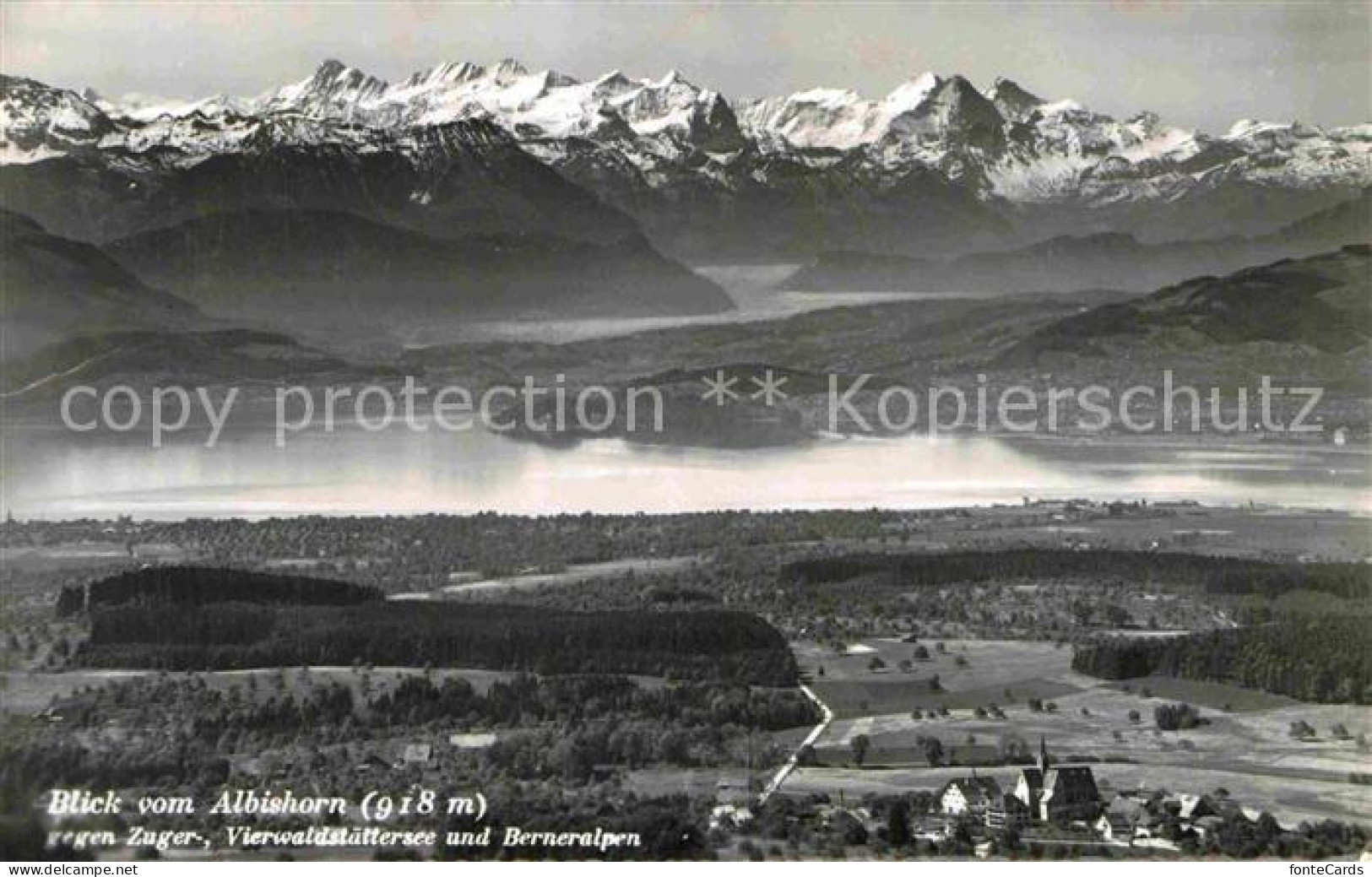 12766438 Albishorn Blick Auf Zuger- Vierwaldstaettersee Berneralpen Albishorn - Otros & Sin Clasificación