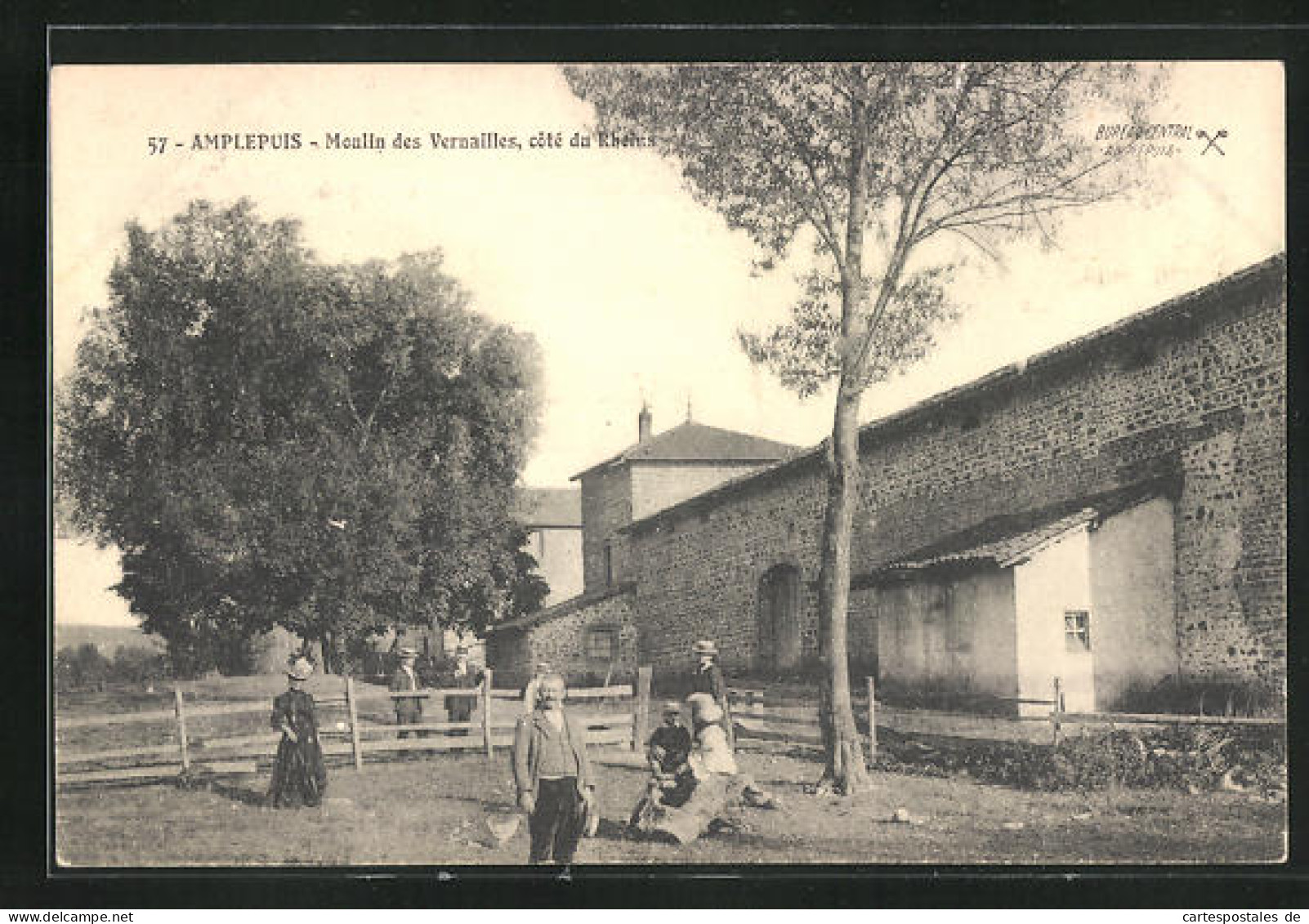 CPA Amplepuis, Moulin Des Vernailles, Coté Du Rheins  - Amplepuis