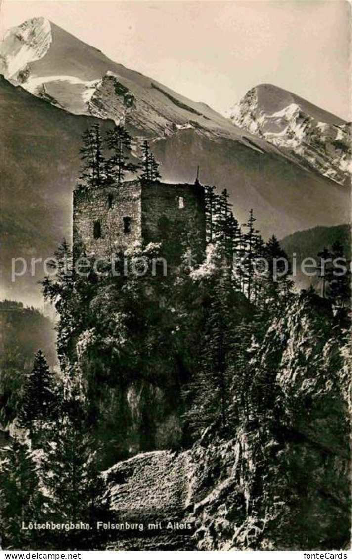 12766184 Frutigen BE Loetschbergbahn Felsenburg Mit Altels Frutigen - Autres & Non Classés