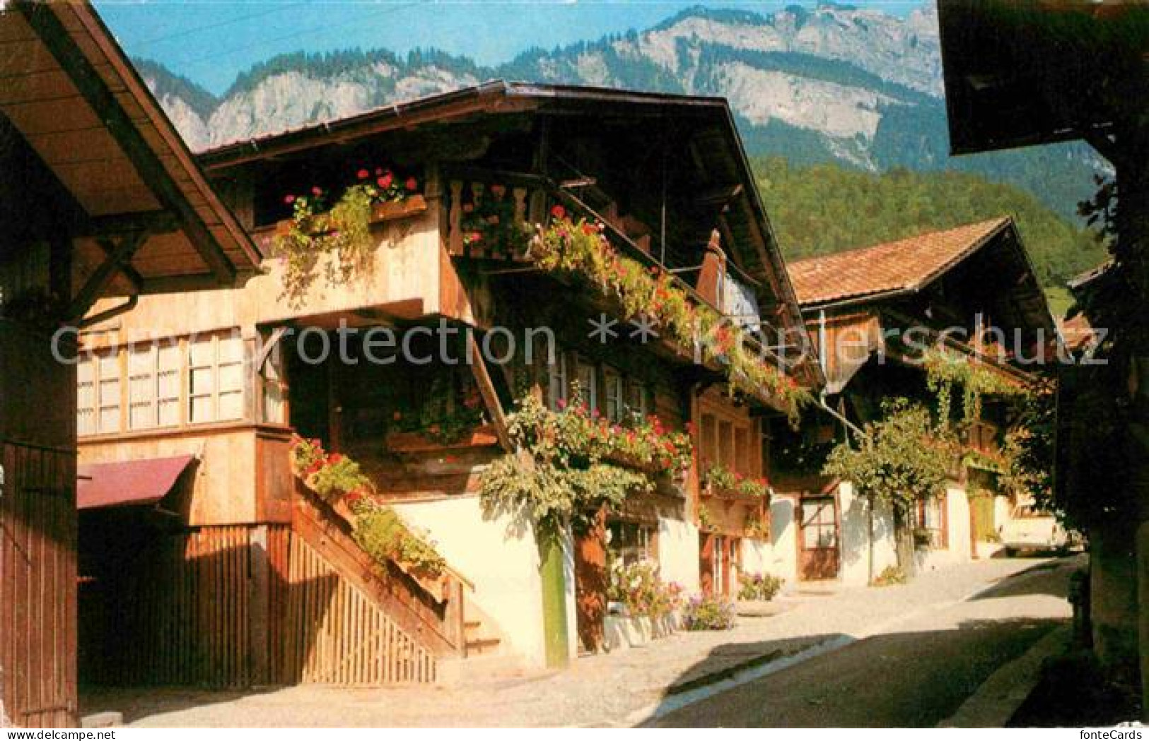 12765393 Brienz BE Alte Haeuser Brunngasse  Brienz - Autres & Non Classés