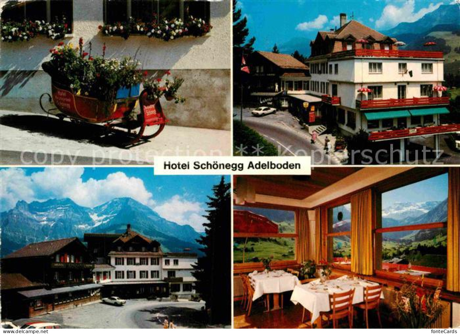 12764412 Adelboden Hotel Schoenegg Adelboden BE - Autres & Non Classés