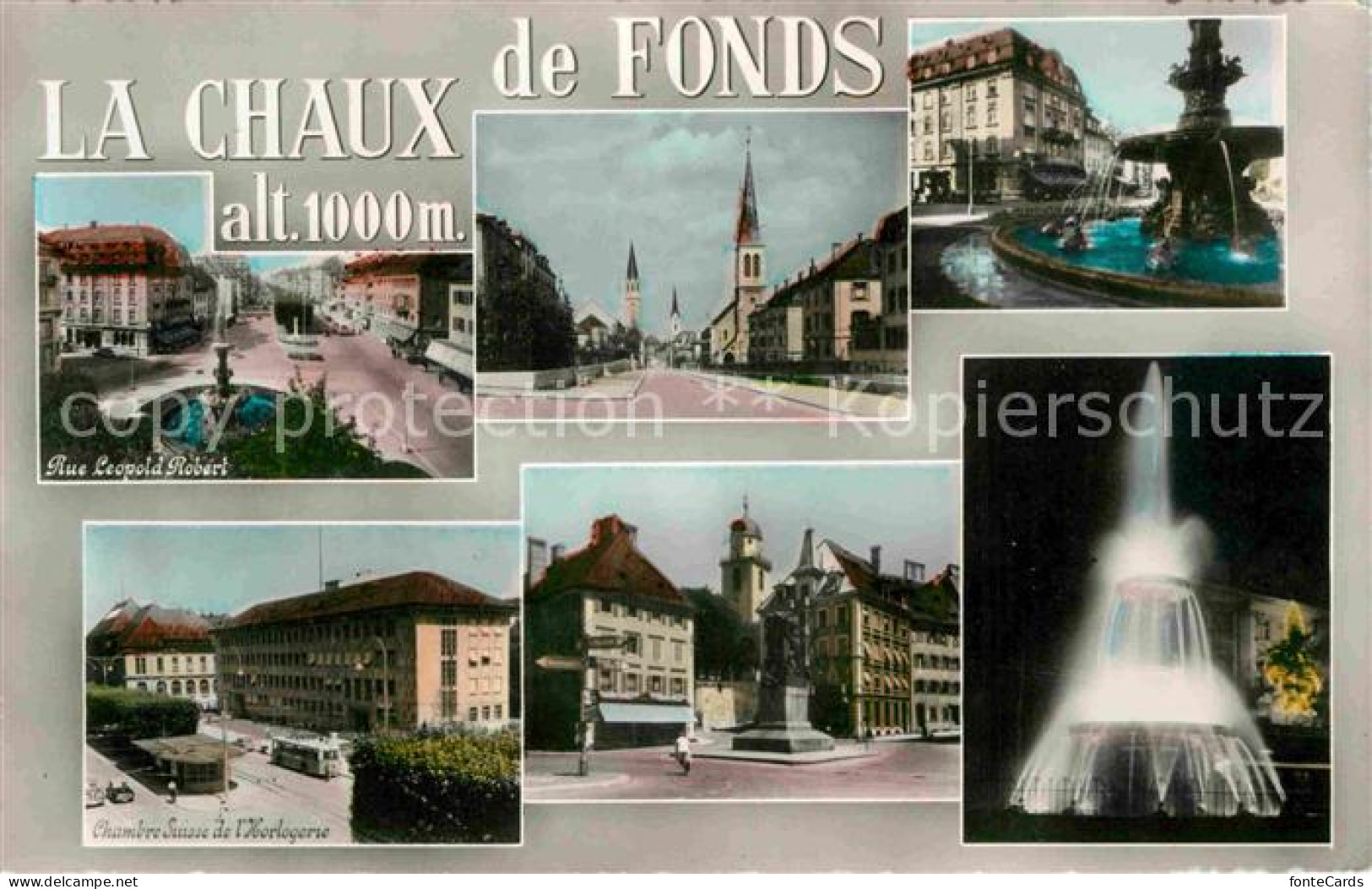 12763310 La Chaux-de-Fonds Rue Leopold Robert Chambre Suisse De L Horlogerie Egl - Other & Unclassified