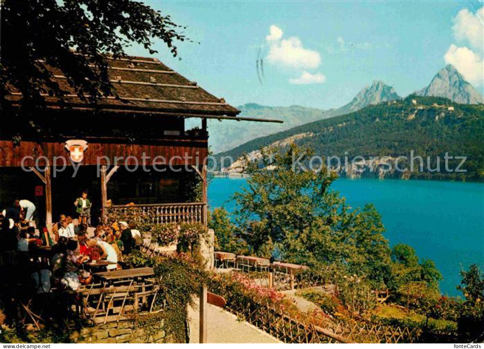 12758913 Ruetli Vierwaldstaettersee Ruetlihaus Mit Den Mythen Ruetli - Sonstige & Ohne Zuordnung