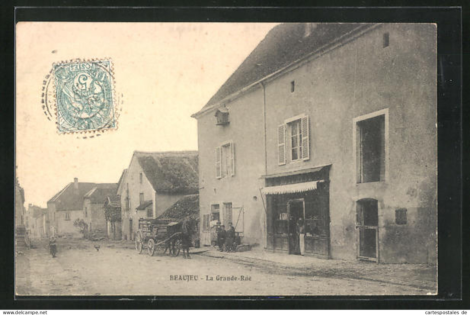 CPA Beaujeu, La Grande Rue  - Beaujeu