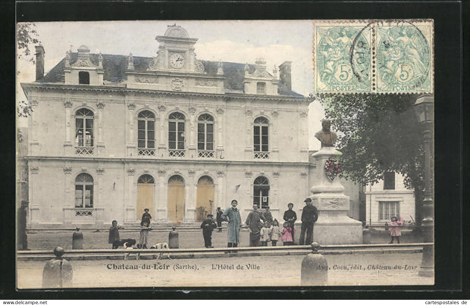 CPA Chateau-du-Loir, L'Hotel De Ville  - Chateau Du Loir