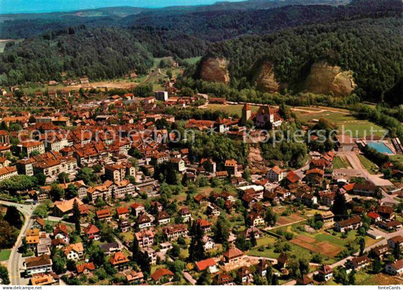 12752633 Burgdorf Bern Fliegeraufnahme Burgdorf - Autres & Non Classés