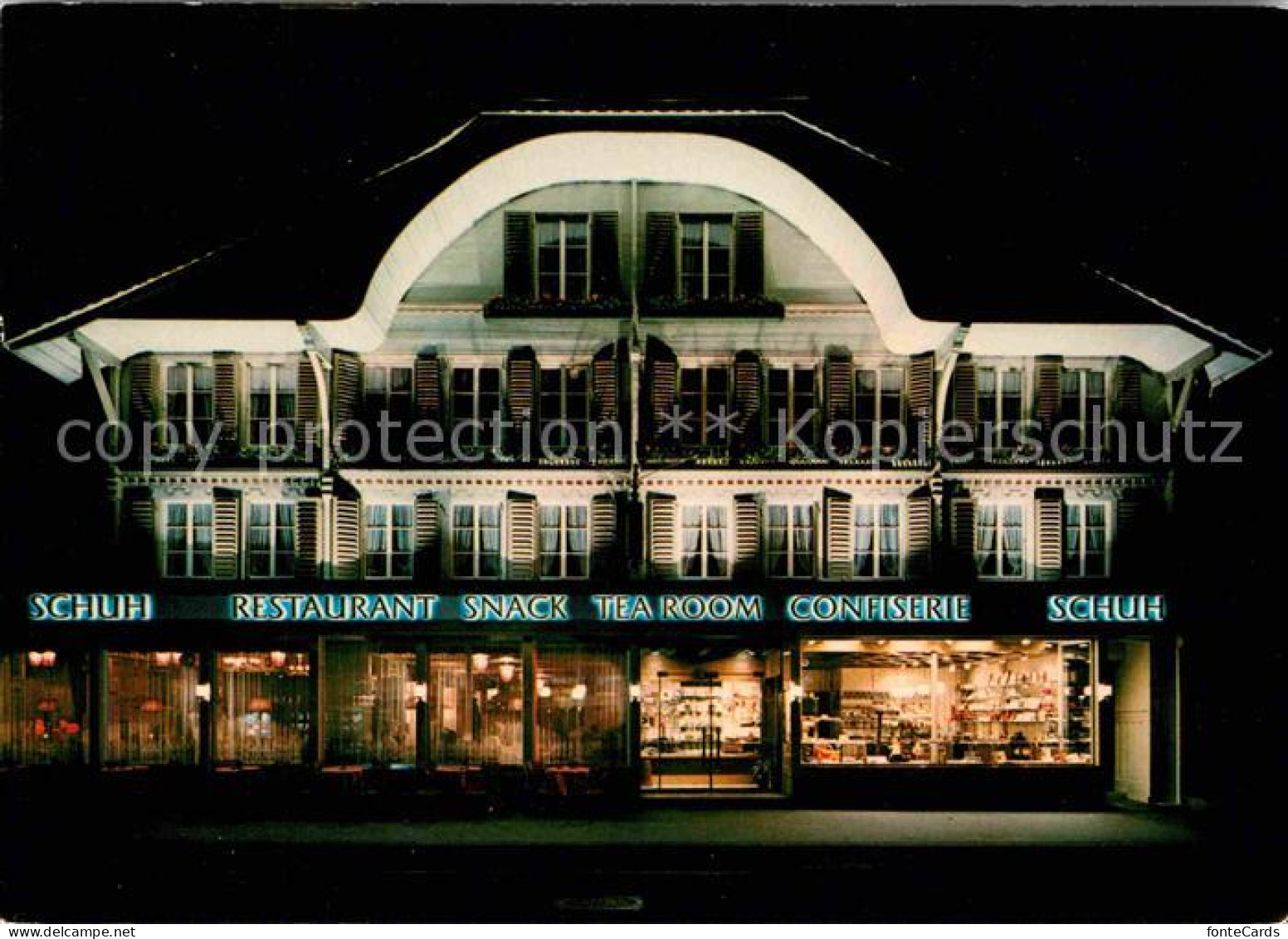 12752628 Interlaken BE Restaurant Tea-Room Und Confiserie Schuh Familie Beutler  - Autres & Non Classés